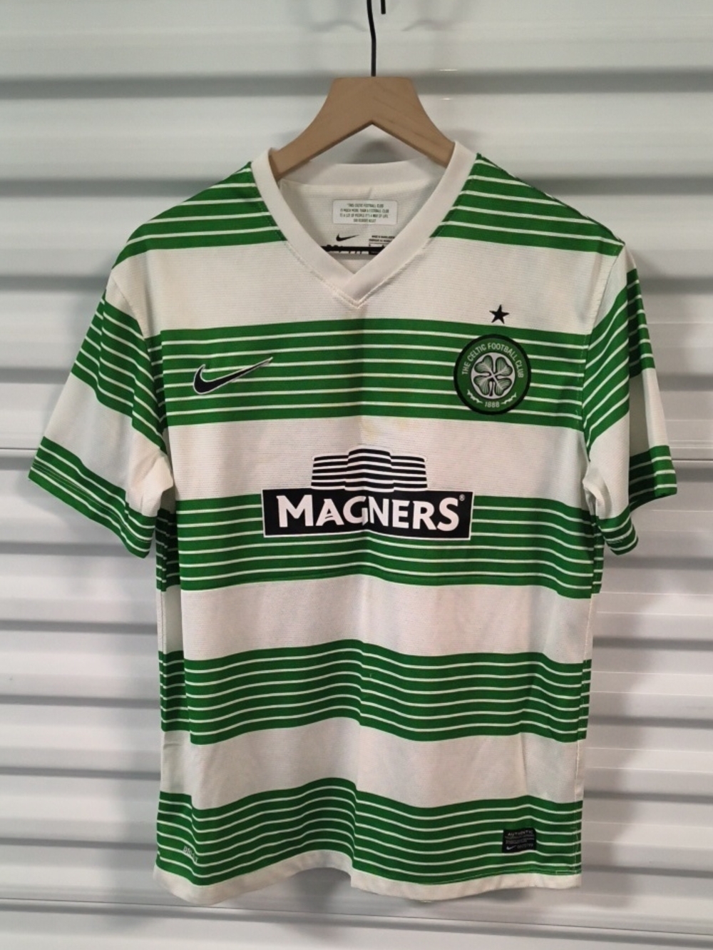 2013-2015 Nike Celtic FC Home Football Soccer Jersey Men's M